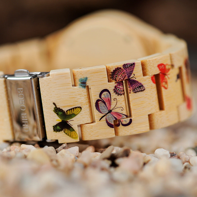 Butterfly Print Women Watches